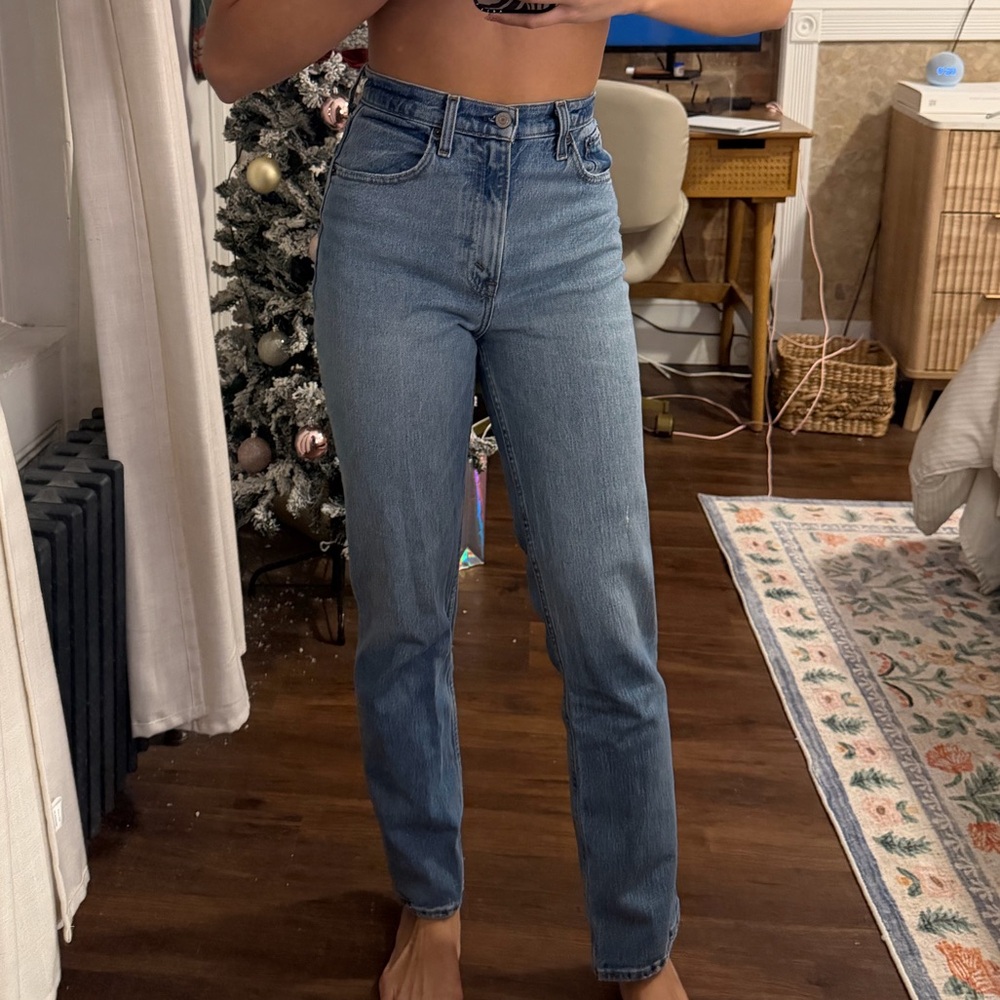 Abercrombie & Fitch Light Blue High Rise Jeans